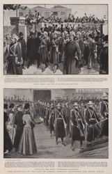 Die Abreise der City of London Imperial Volunteers nach Südafrika